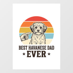 Autocollant Pour Fenêtre Meilleur Papa Havanais De Tous Les Temps Design De