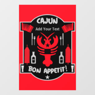 Autocollant Pour Fenêtre Meilleurs cuisiniers cajuns    Tablier
