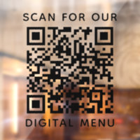 Menu numérique QR Code professionnel