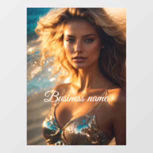 Autocollant Pour Fenêtre Mode personnalisée Autocollant de fenêtre