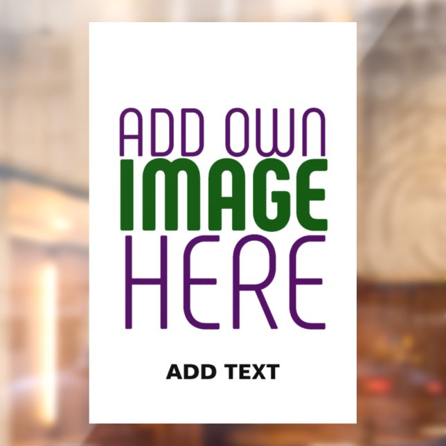 AUTOCOLLANT POUR FENÊTRE MODÈLE DE TEXTE D'IMAGE BLANCHE SIMPLE MODERNE (Feuille 2)