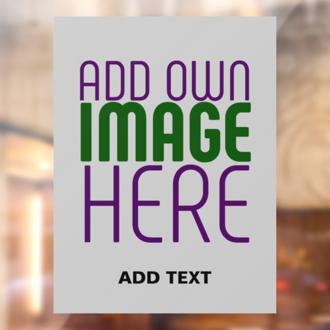 AUTOCOLLANT POUR FENÊTRE MODELE DE TEXTE D'IMAGE SIMPLE ÉDITABLE MODERNE EN (Feuille 2)