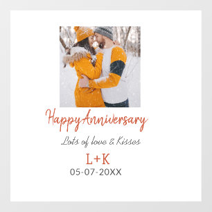 Autocollant Pour Fenêtre Moderne boho joyeux anniversaire ajouter nom date