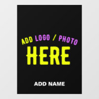 MODERNE ET MODERNE PERSONNALISABLE NOIR VÉRIFIÉ