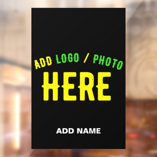 AUTOCOLLANT POUR FENÊTRE MODERNE ET MODERNE PERSONNALISABLE NOIR VÉRIFIÉ (Feuille 2)