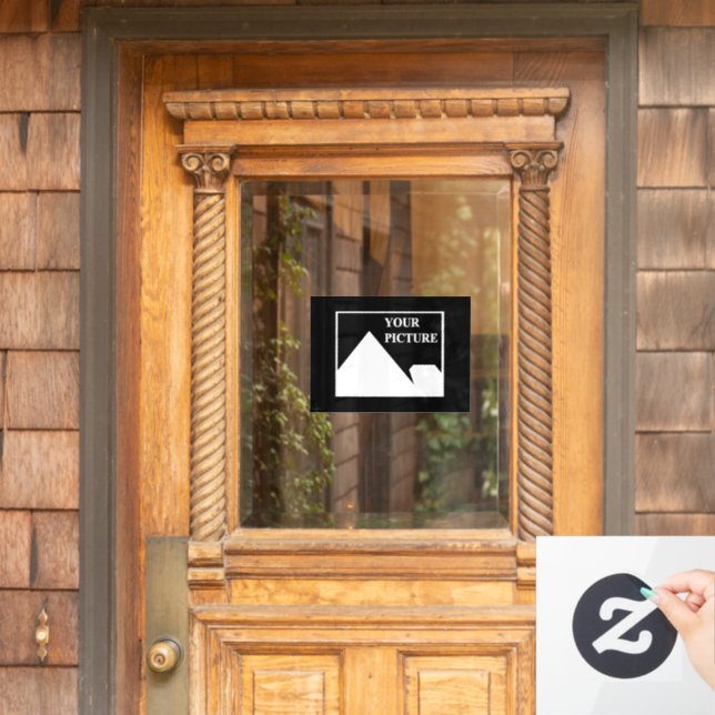 Autocollant Pour Fenêtre Moderne simple Créez votre propre image Mariage (Porte d'accueil)