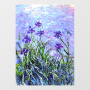 Autocollant Pour Fenêtre Monet Lilac Irises