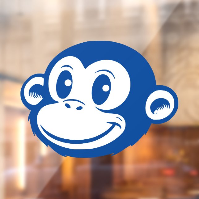 Autocollant Pour Fenêtre Monkey (Feuille 2)