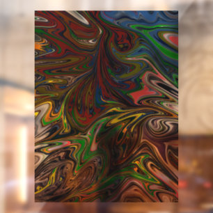 Autocollant Pour Fenêtre motif abstrait cool