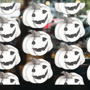 Autocollant Pour Fenêtre Motif Citrouille éffrayant   Bonne Halloween