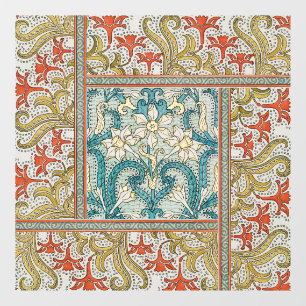 Autocollant Pour Fenêtre Motif de jonquille Art nouveau vintage Verneuil