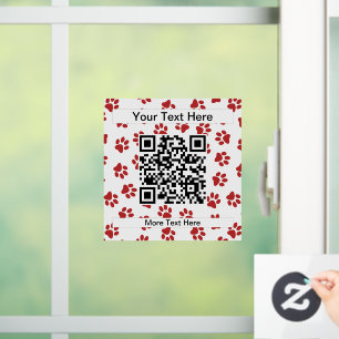 Autocollant Pour Fenêtre Motif de pattes, Pattes de chien, Pattes de chat,