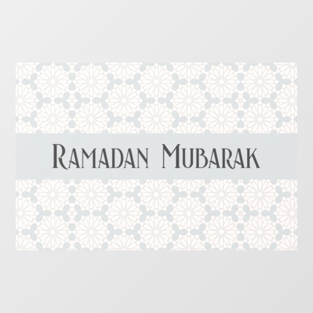 Autocollant Pour Fenêtre Motif géométrique islamique (Feuille)