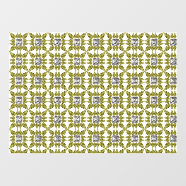 Autocollant Pour Fenêtre Motif jaune (Feuille)
