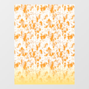 Autocollant Pour Fenêtre Motif textile avec orange et gol vibrants