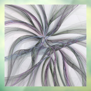 Autocollant Pour Fenêtre Motions Filigree Moderne Abstrait pivotant Fractal