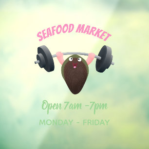 Autocollant Pour Fenêtre Moule amusante travaillant sur l'illustration de d