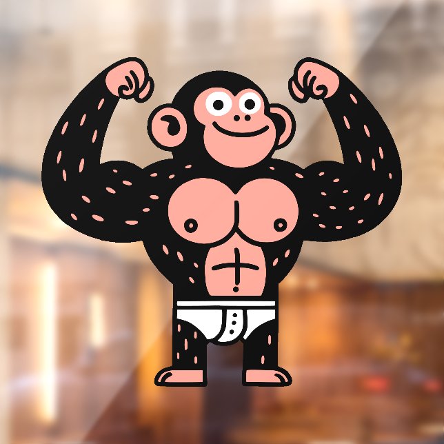 Autocollant Pour Fenêtre Musculaire (Feuille 2)