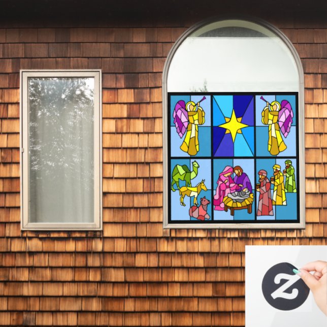 Autocollant Pour Fenêtre Nativité (Fenêtre d'accueil)