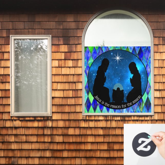 Autocollant Pour Fenêtre Nativity Window Cling (Fenêtre d'accueil)