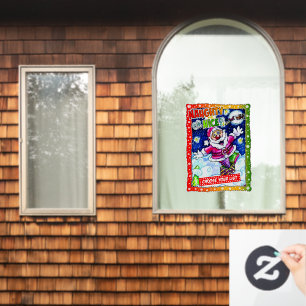 Autocollant Pour Fenêtre Naughty or nice, choose your list