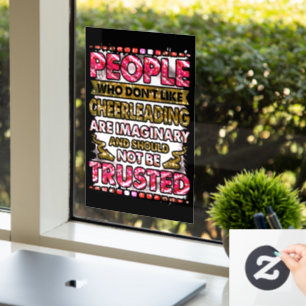Autocollant Pour Fenêtre Ne faites pas confiance aux gens qui n'aiment pas 
