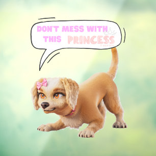 Autocollant Pour Fenêtre Ne manquez pas cette princesse