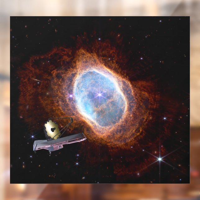 Autocollant Pour Fenêtre Nébuleuse de l'Anneau austral Télescope spatial Ja (Feuille 2)