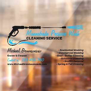 Autocollant Pour Fenêtre Nettoyage à haute pression