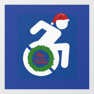Autocollant Pour Fenêtre Noël Handicapé