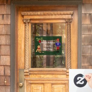 Autocollant Pour Fenêtre Nutcracker Cookie Noël Fête Personnalisée