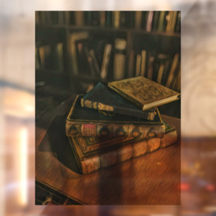 Autocollant Pour Fenêtre OEuvre d'amoureux du livre