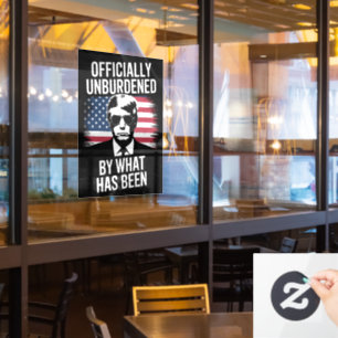 Autocollant Pour Fenêtre Officiellement Délivré de ce qui a été Trump