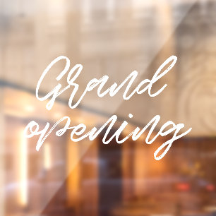 Autocollant Pour Fenêtre Ouverture grand format enseigne de typographie mod