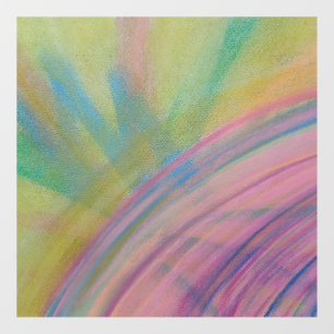 Autocollant Pour Fenêtre P9 Art Abstrait Coloré Unique