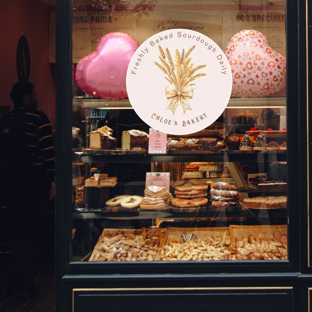 Autocollant Pour Fenêtre Pain de pâte cuite au four Pain de blé (Créateur téléchargé)