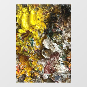 Autocollant Pour Fenêtre Palette de l'artiste #1