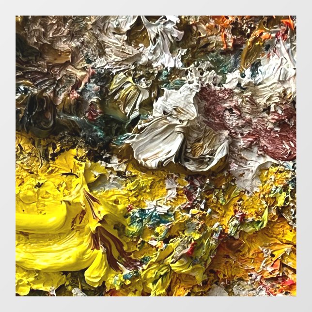 Autocollant Pour Fenêtre Palette de l'artiste #1 (Feuille)