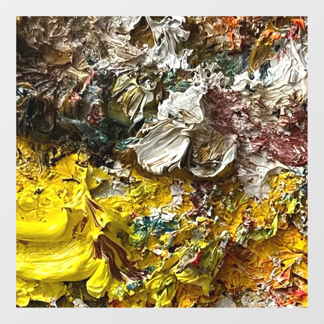 Autocollant Pour Fenêtre Palette de l'artiste #1 (Feuille)