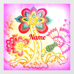 Autocollant Pour Fenêtre palmier de style hippie Thunder _Cove