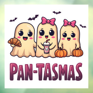Autocollant Pour Fenêtre Pantasmas Funny Fantôme Super Retro Halloween