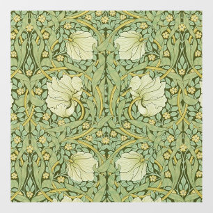 Autocollant Pour Fenêtre Papier peint floral bleu Pimpernel de William Morr