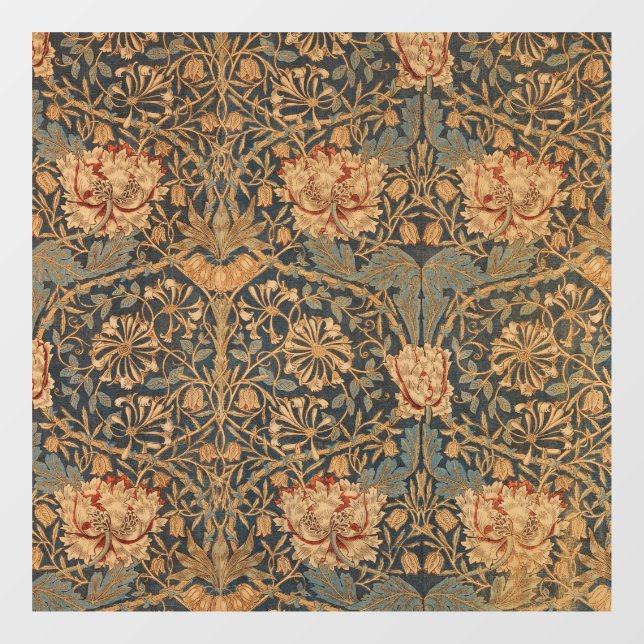 Autocollant Pour Fenêtre Papier peint riche au chèvrefeuille de William Mor (Feuille)