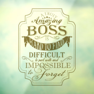 Autocollant Pour Fenêtre patron Extraordinaire merci plaque merci signe