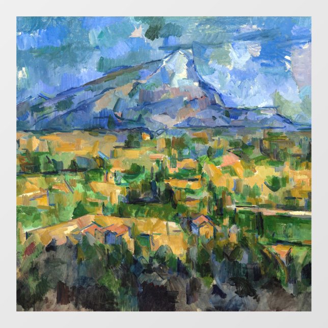 Autocollant Pour Fenêtre Paul Cezanne - Mont Sainte-Victoire (Feuille)