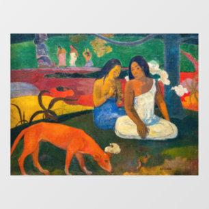 Autocollant Pour Fenêtre Paul Gauguin - Arearea / Le Chien Rouge