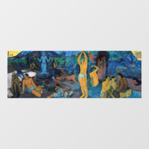 Autocollant Pour Fenêtre Paul Gauguin - D'Où Sommes-Nous Venus ?