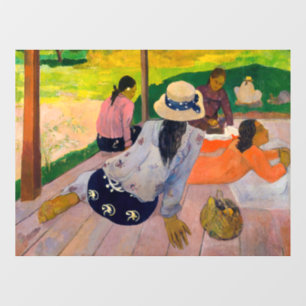 Autocollant Pour Fenêtre Paul Gauguin - La Siesta