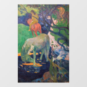 Autocollant Pour Fenêtre Paul Gauguin - Le Cheval Blanc