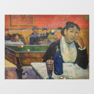Autocollant Pour Fenêtre Paul Gauguin - Le Night Café, Arles